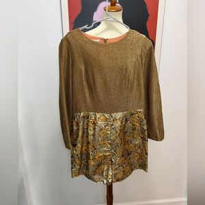 Vintage Hovland Swanson Brocade Romper